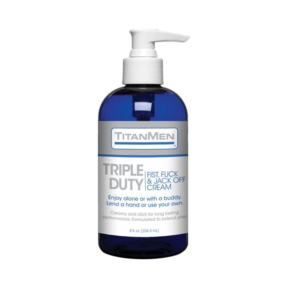 TitanMen - Triple Duty Fist, Fuck & Jack Off Cream 8oz. - TruLuv Novelties