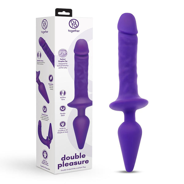 Together Couples Double Pleasure Purple - TruLuv Novelties