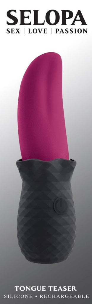 Tongue Teaser - Pink/black - TruLuv Novelties