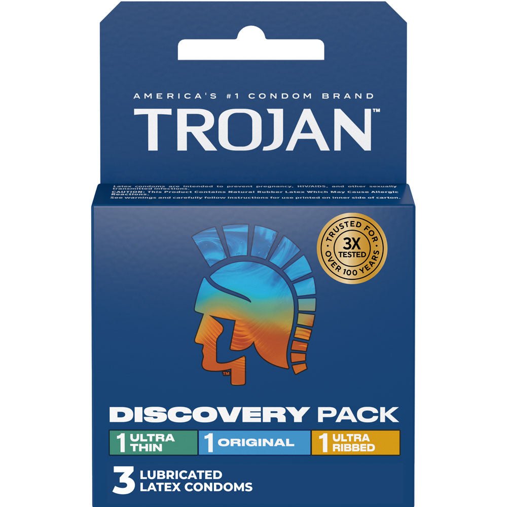 Trojan Discovery Pack 3 Count - TruLuv Novelties