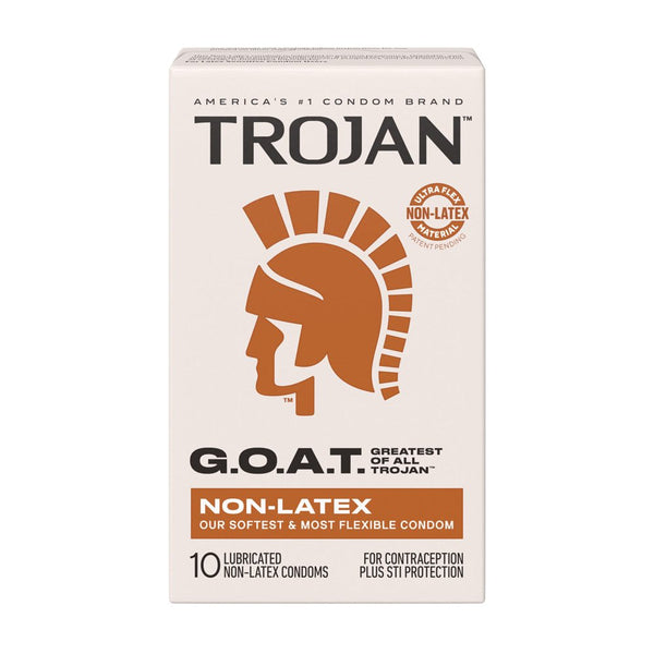 Trojan Goat Non - Latex Condoms 10 Pack - TruLuv Novelties