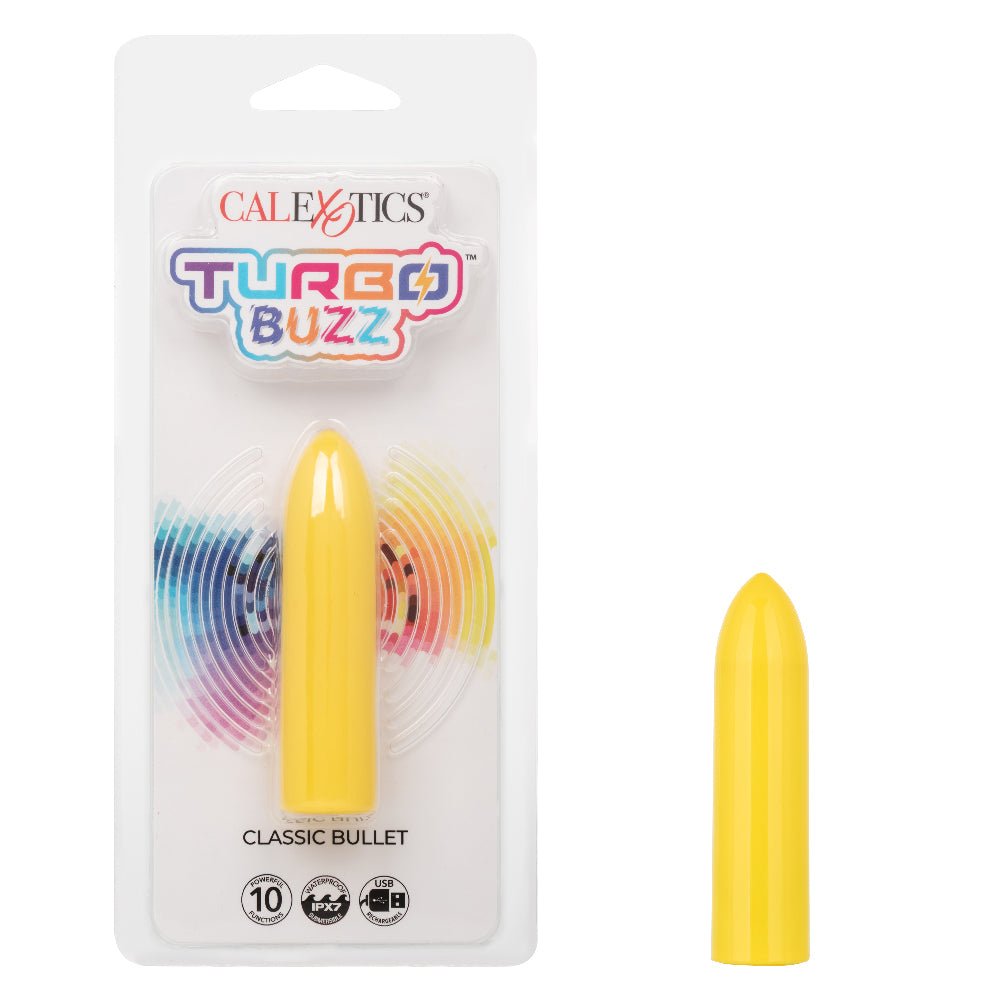 Turbo Buzz Classic Bullet - Yellow - TruLuv Novelties