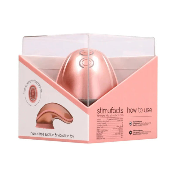 Twitch Rechargeable Hands - Free Suction & Vibration Toy Rose Gold - TruLuv Novelties