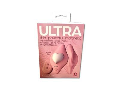 Ultra Panty Vibe I Heart You - Pink - TruLuv Novelties