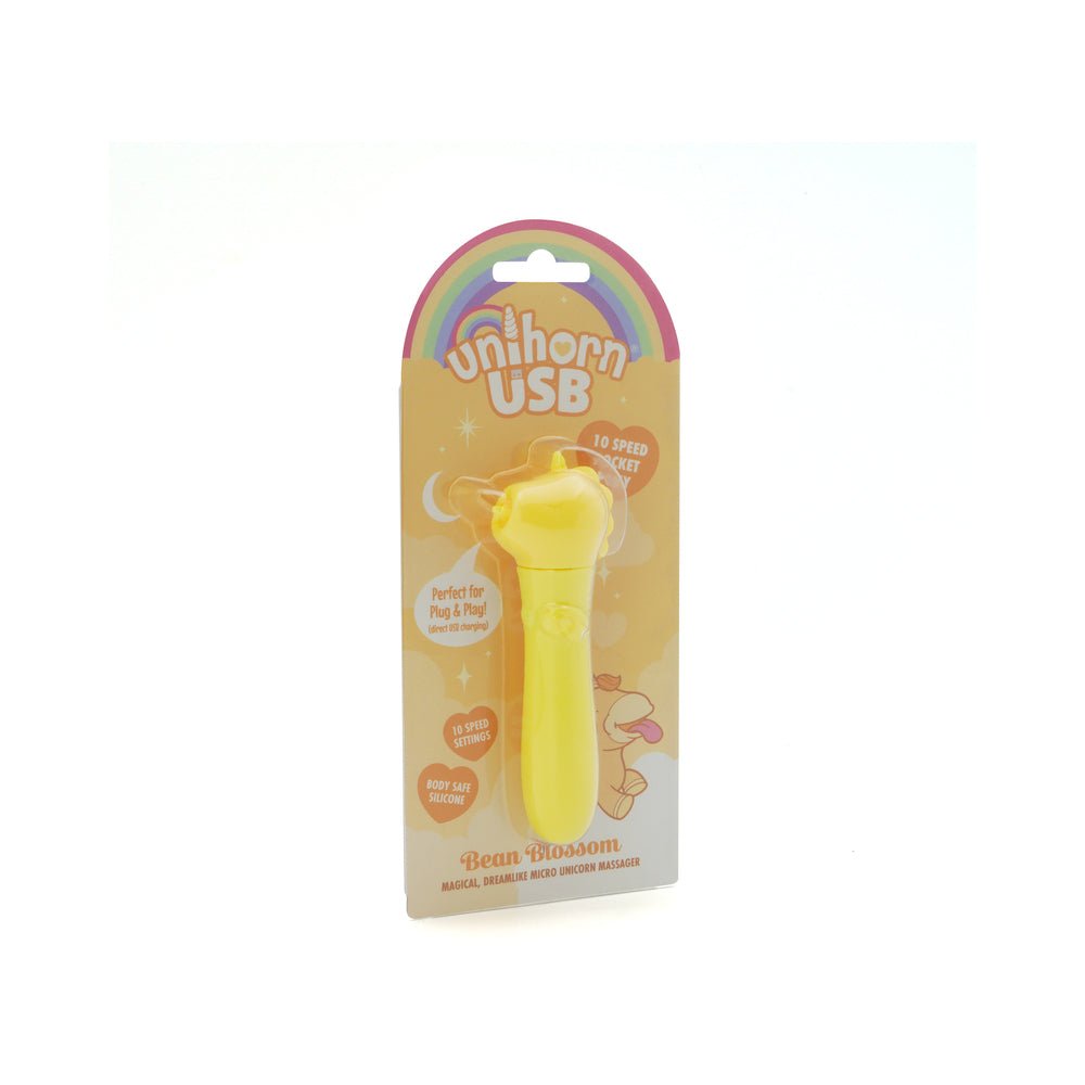 Unihorn USB Bullet Bean Blossom Yellow - TruLuv Novelties