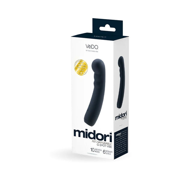 VeDO Midori Rechargeable G - Spot Vibe Just Black - TruLuv Novelties