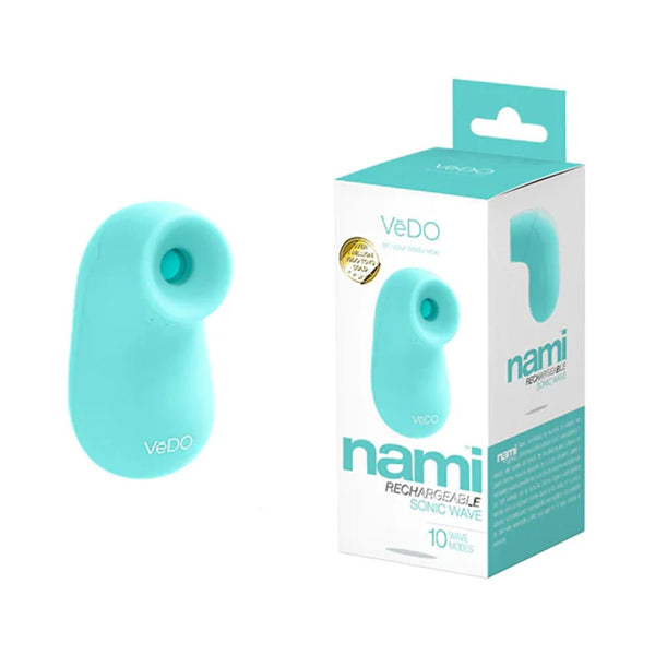 Vedo Nami Rechargeable Sonic Vibe Tease Me Turquoise - TruLuv Novelties