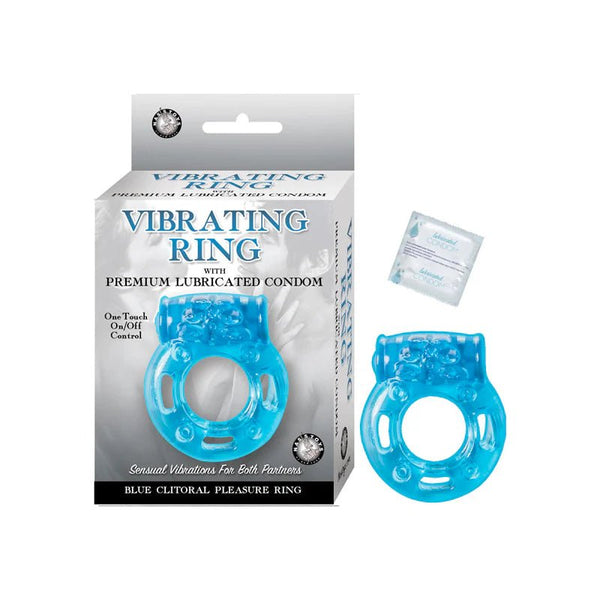 Vibrating Ring Blue Clitoral Pleasure Ring Blue - TruLuv Novelties