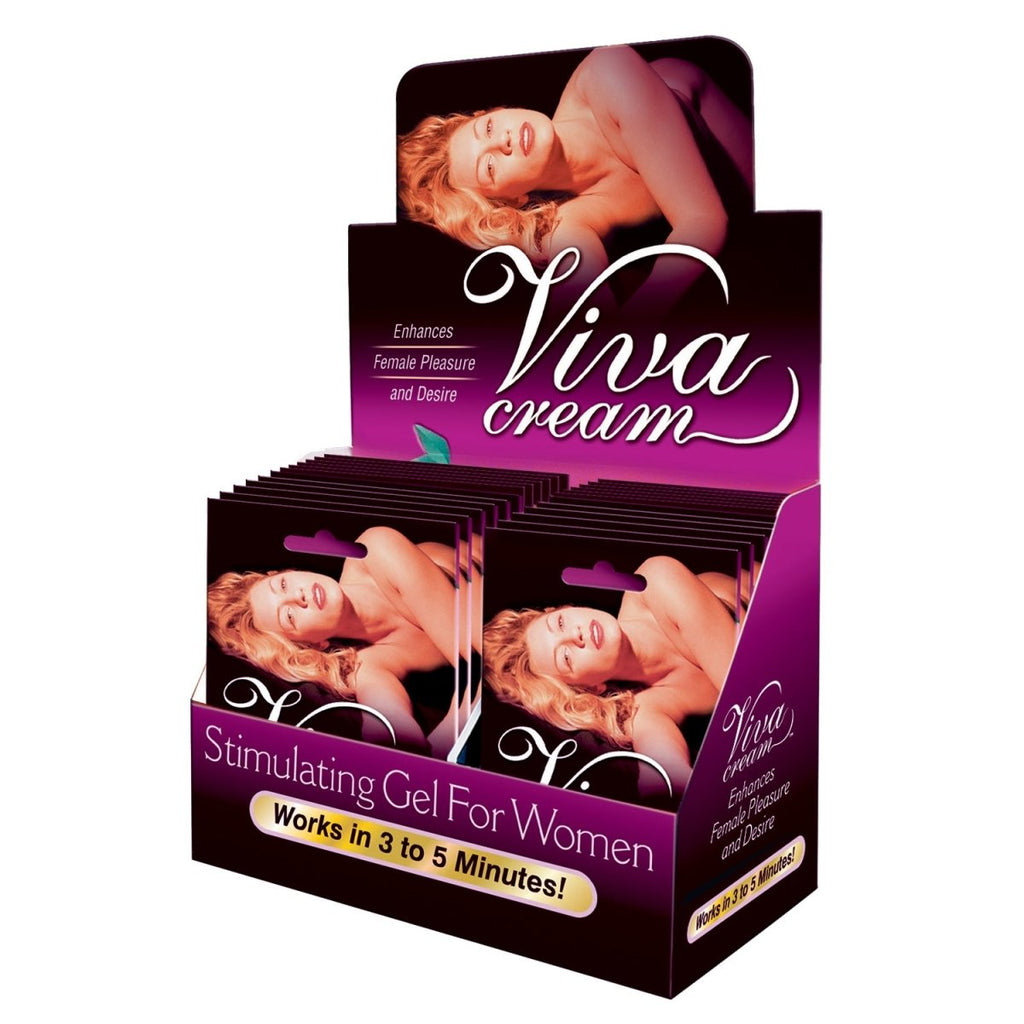 Viva Cream - 24 Packet Display - TruLuv Novelties