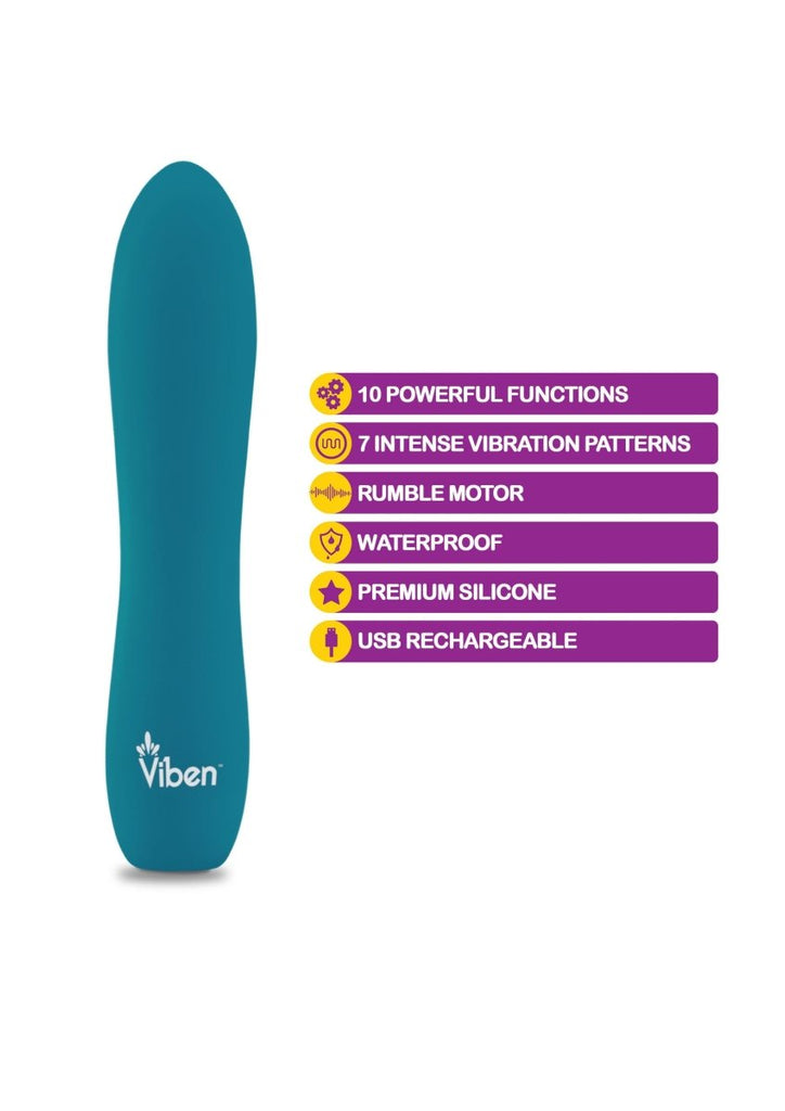 Vivacious - Ocean - Intense 10-Function Bullet - TruLuv Novelties