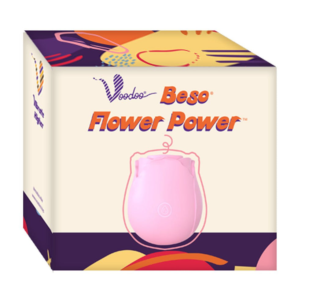 Voodoo Beso Flower Power - Pink - TruLuv Novelties