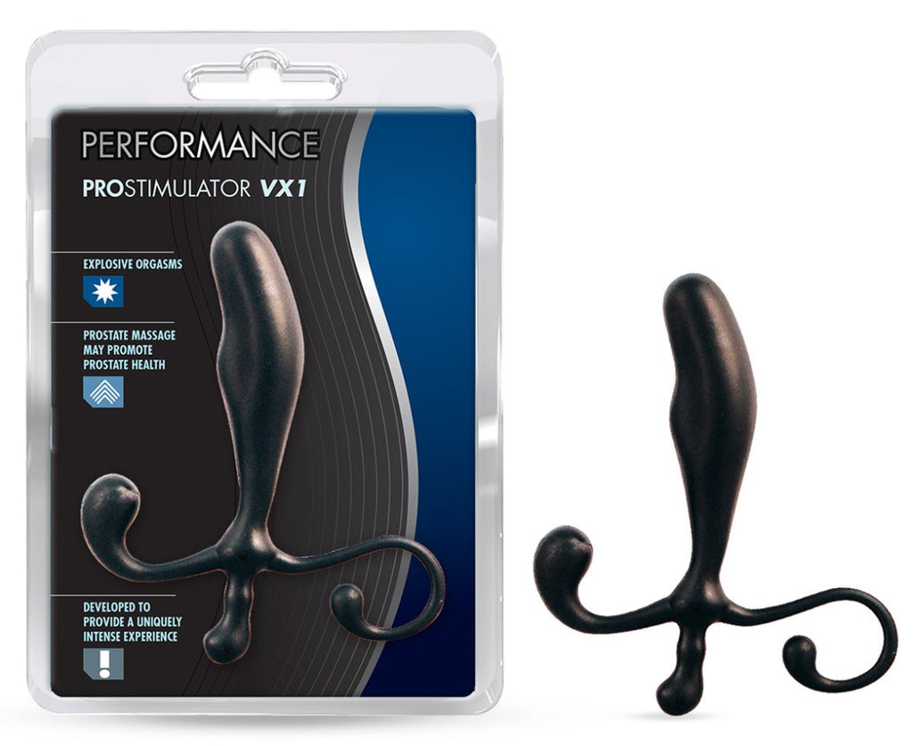 Vx1 Prostimulator Prostate Massager - Black - TruLuv Novelties