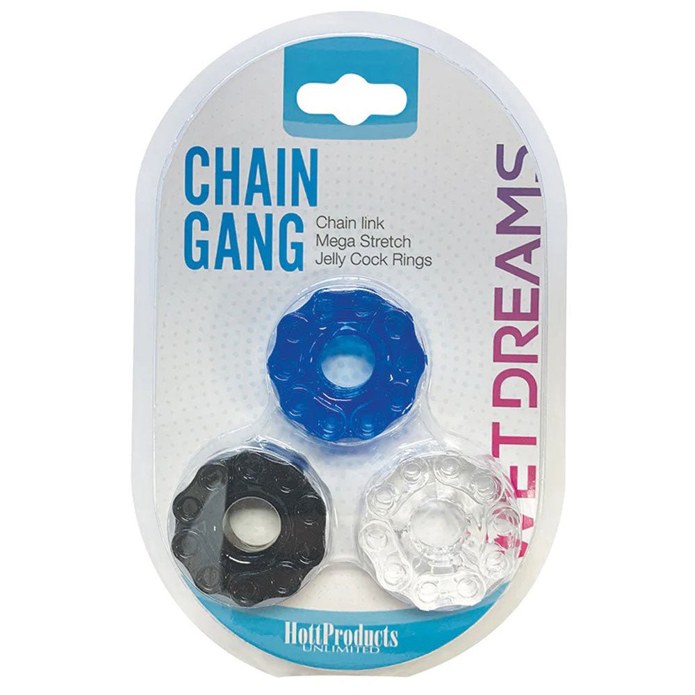 Wet Dream Chain Gang - 3 Pack - TruLuv Novelties