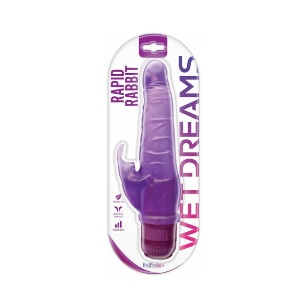 Wet Dreams Rapid Rabbit Purple - TruLuv Novelties