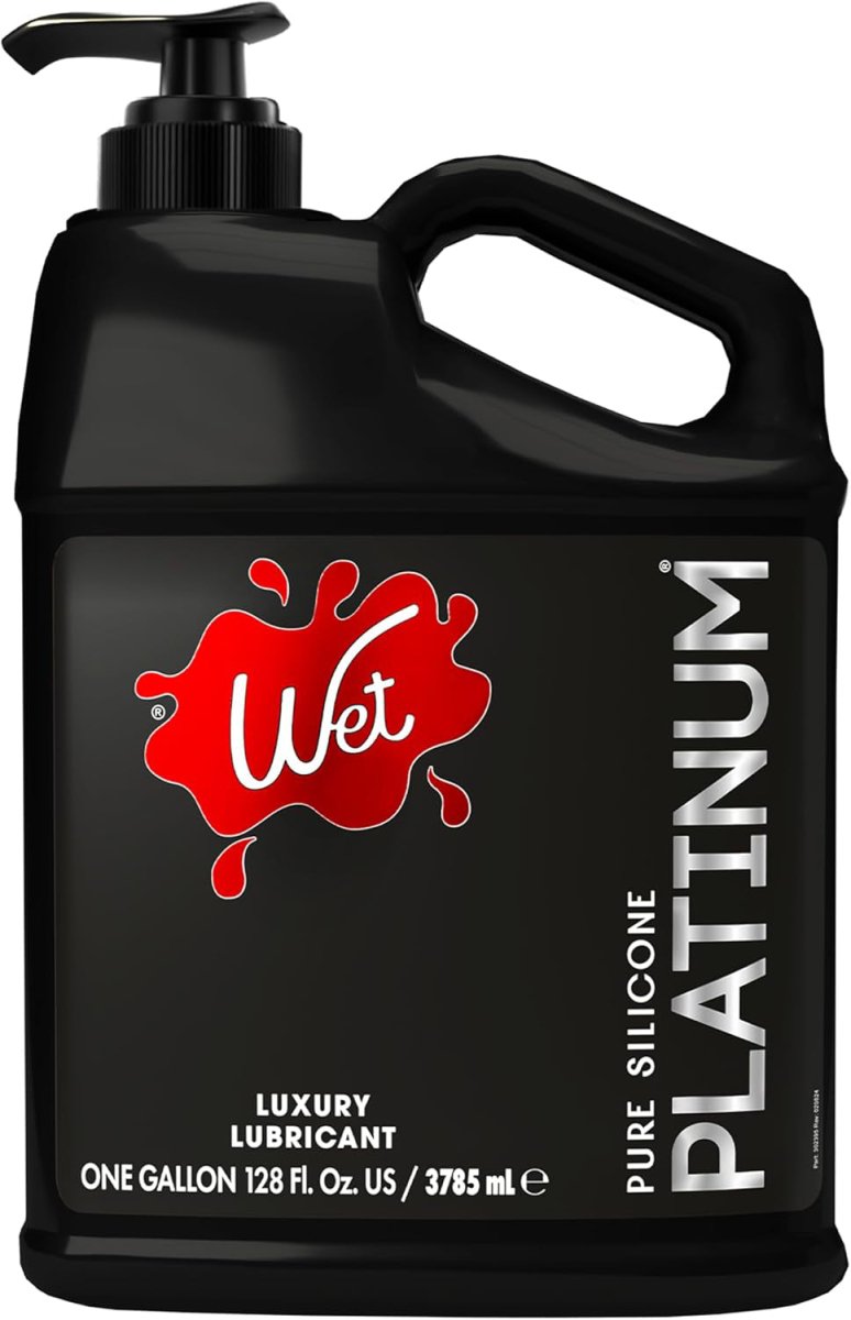 Wet Platinum Luxury Silicone Lubricant 128oz