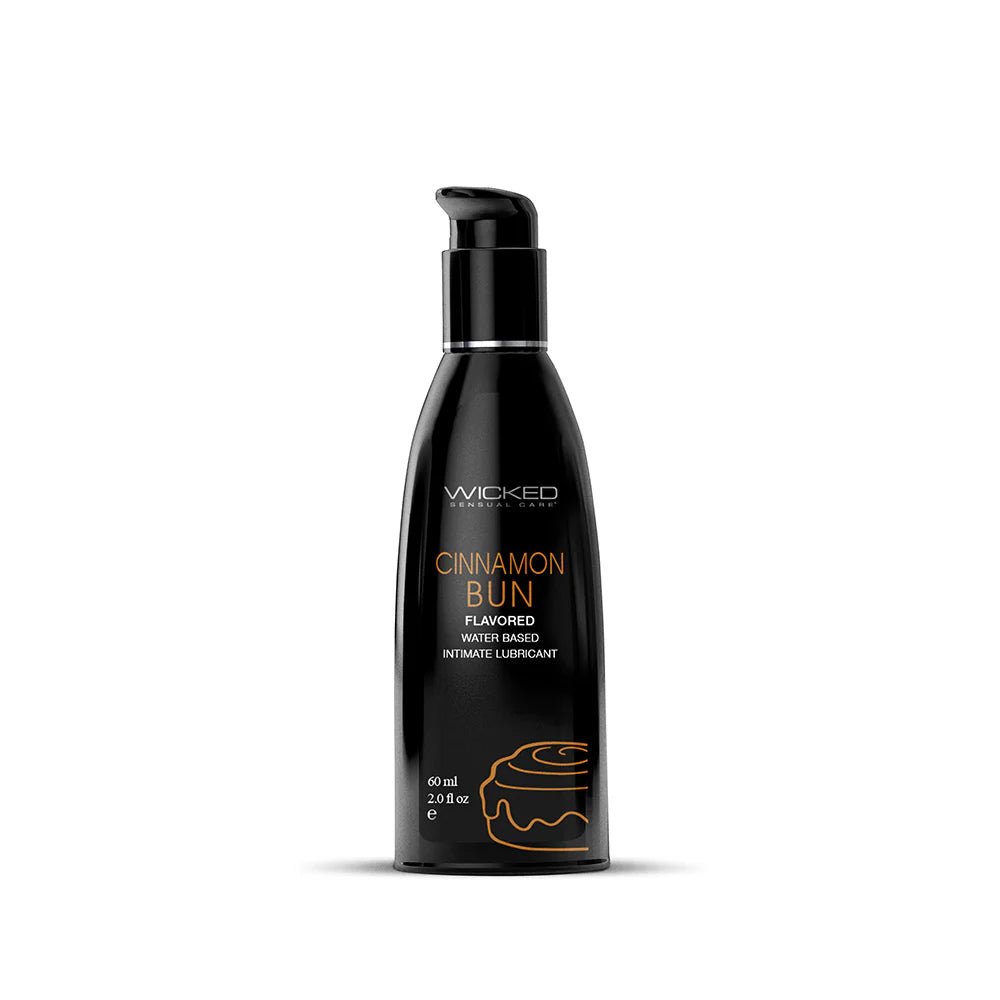 Wicked Aqua Cinnamon Bun Water - Based Lubricant 2 oz. - TruLuv Novelties