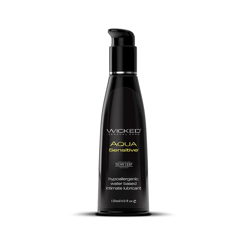 Wicked Aqua Sensitive Water - Based Lubricant 4 oz. - TruLuv Novelties