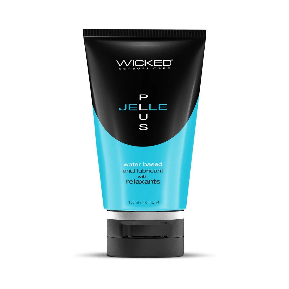 Wicked Jelle Plus Anal Lubricant with Relaxants 4 oz. - TruLuv Novelties