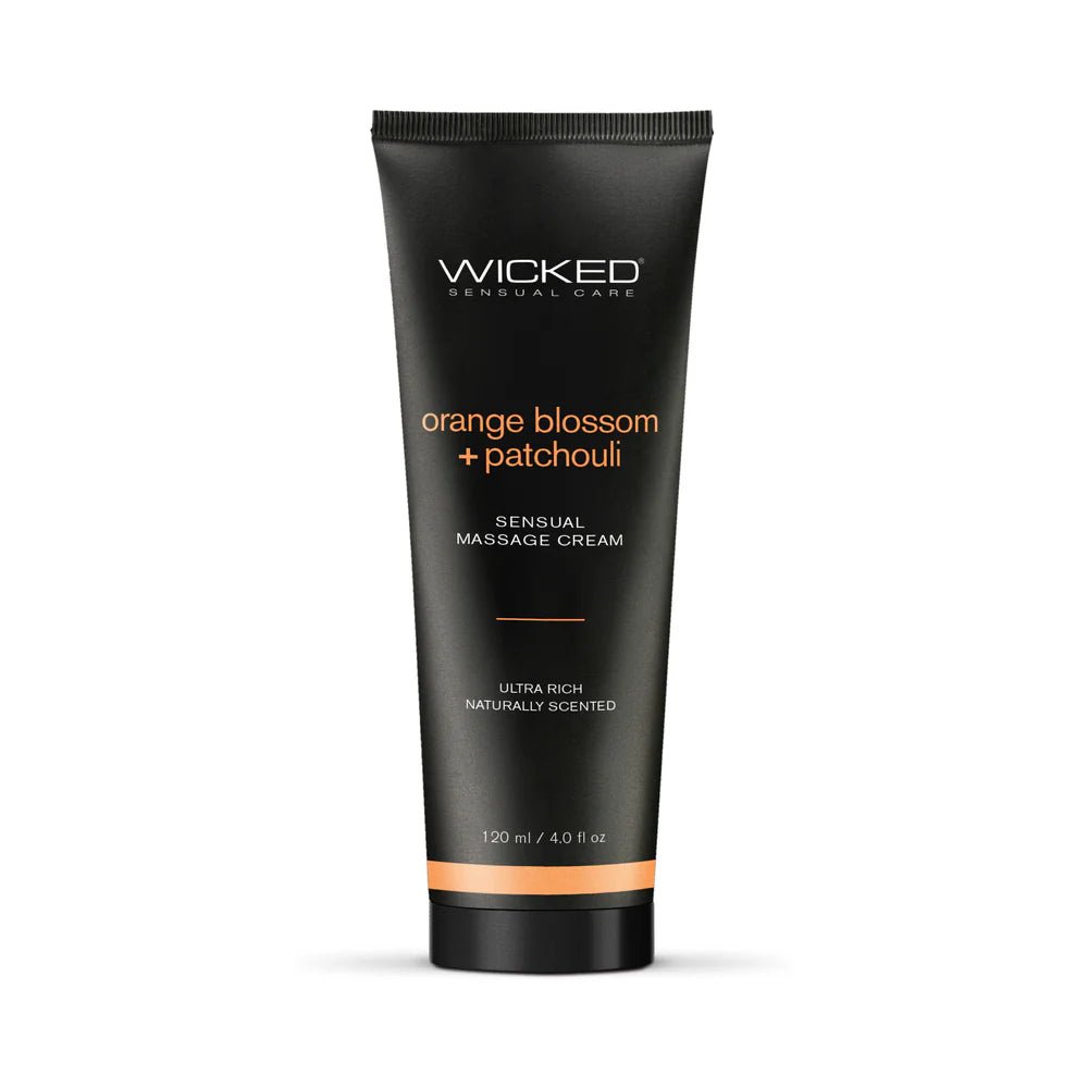 Wicked Orange Blossom + Patchouli Sensual Massage Cream 4 oz. - TruLuv Novelties