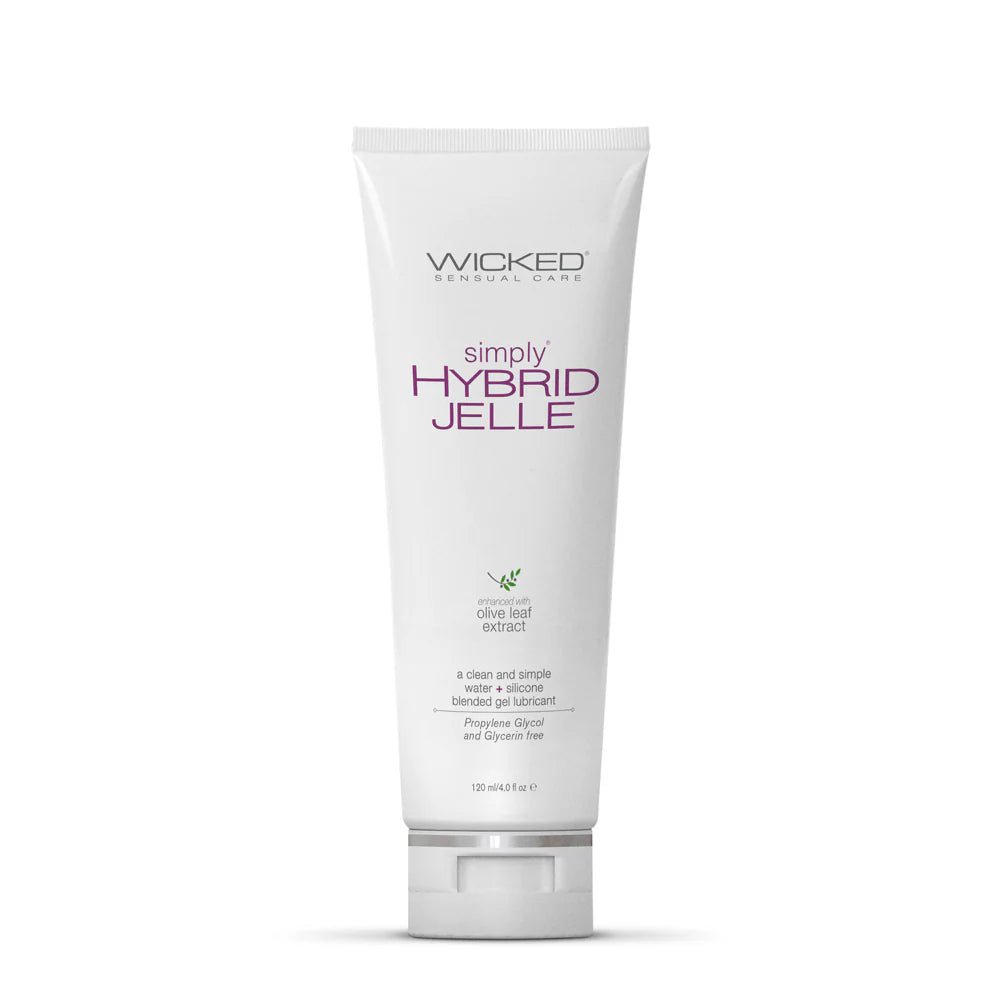 Wicked Simply Hybrid Jelle Lubricant 4 oz. - TruLuv Novelties