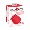 Wild Rose and Tongue Sucking and Licking Vibrator Red - TruLuv Novelties
