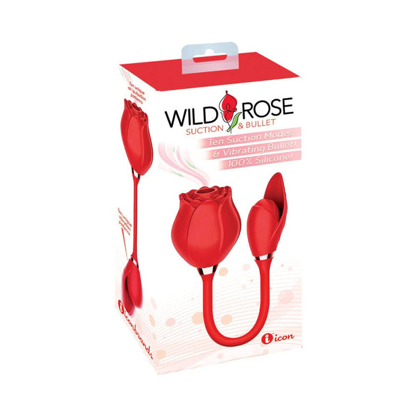 Wild Rose Suction and Bullet Red - TruLuv Novelties