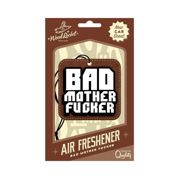 Wood Rocket Air Freshener Bad Mother Fucker - TruLuv Novelties