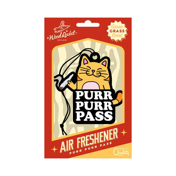 Wood Rocket Air Freshener Purr Purr Pass - TruLuv Novelties