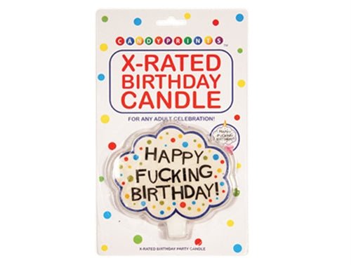 X - Rated Birthday Candle - TruLuv Novelties
