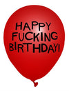 X - Rated Birthday Party Balloons 8 Count - TruLuv Novelties
