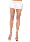 Xena Spandex Diamond Tights - One Size - White - TruLuv Novelties