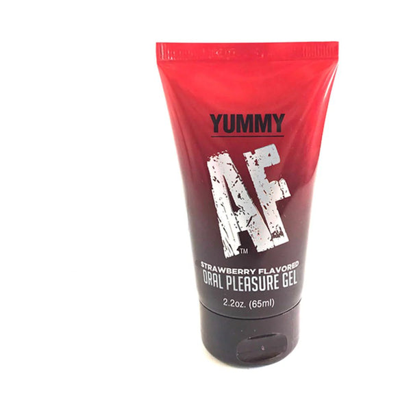 Yummy AF Strawberry Flavored Oral Pleasure Gel 2.2 oz. - TruLuv Novelties