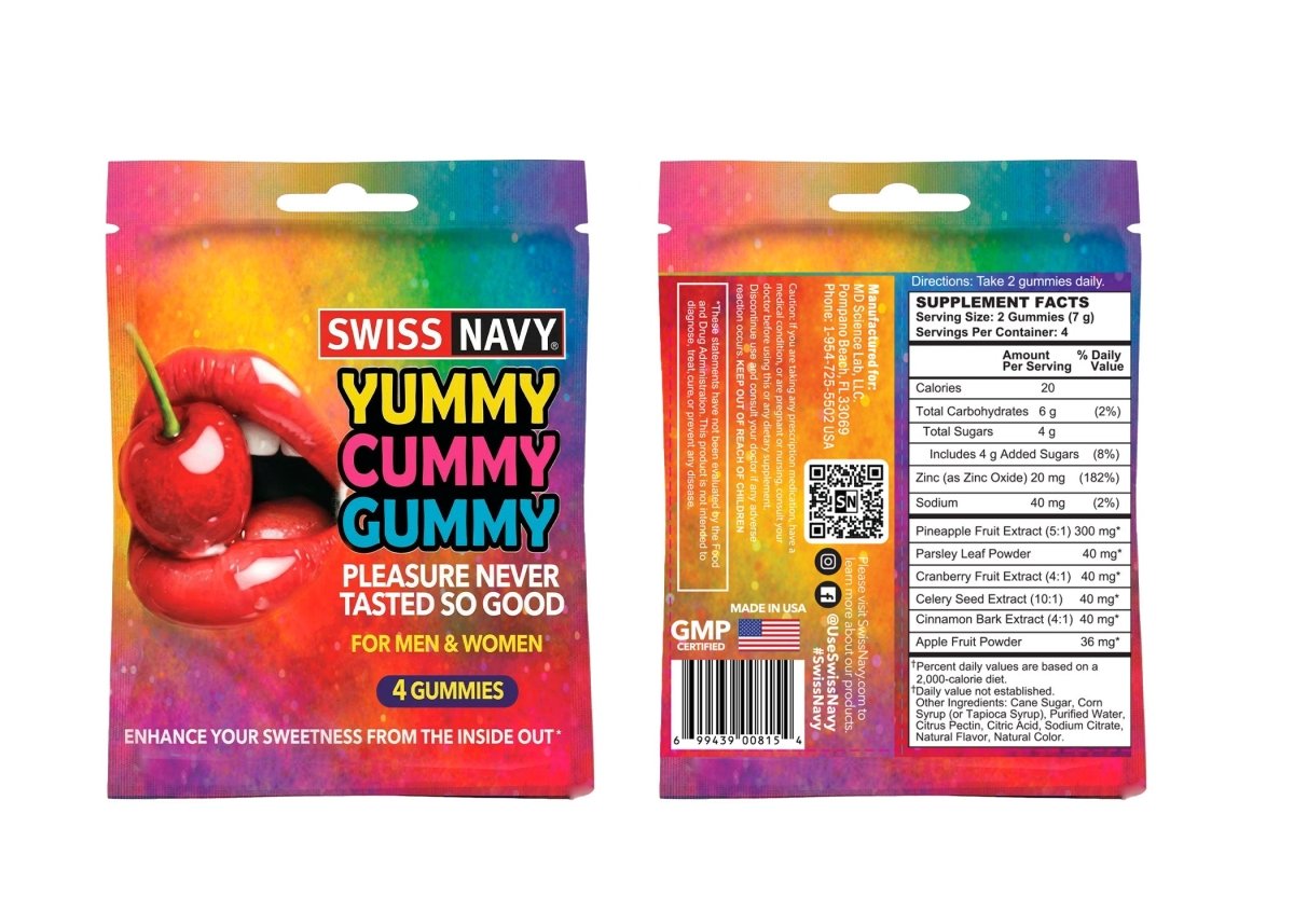 Yummy Cummy Gummy 4ct Packet