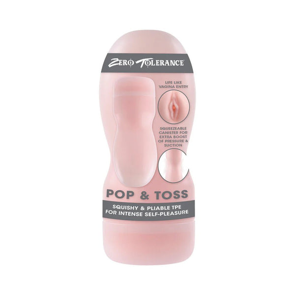 Zero Tolerance Pop & Toss Squeezable Stroker - TruLuv Novelties
