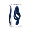 Zero Tolerance Ring Around the Rosy Rechargeable Vibrating Dual C - Ring Silicone Blue - TruLuv Novelties